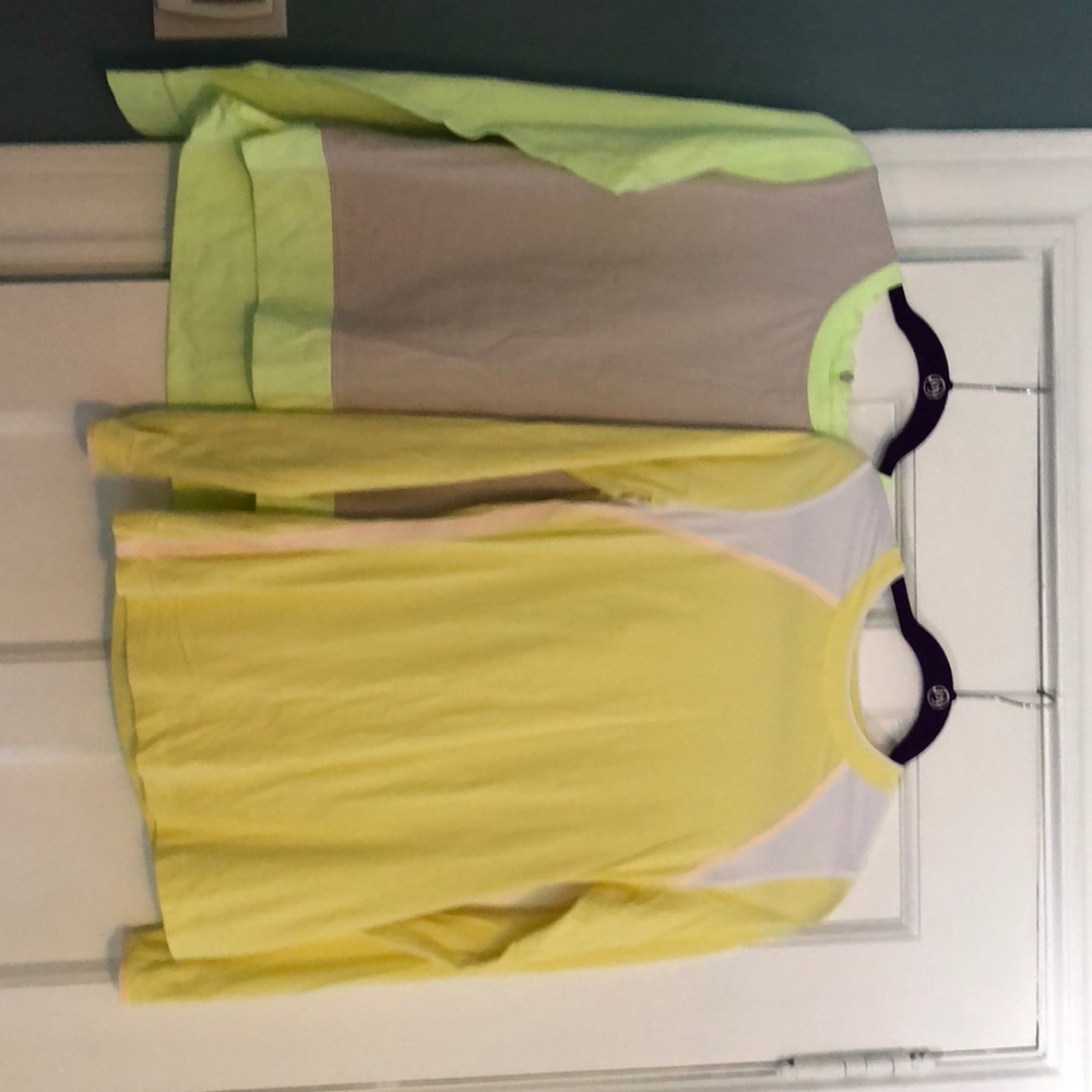 2 LONG SLEEVE LULU LEMON SHIRTS